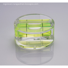 Professional Acrylic Vial Round Shape